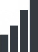 Pictogram representing a growing trend